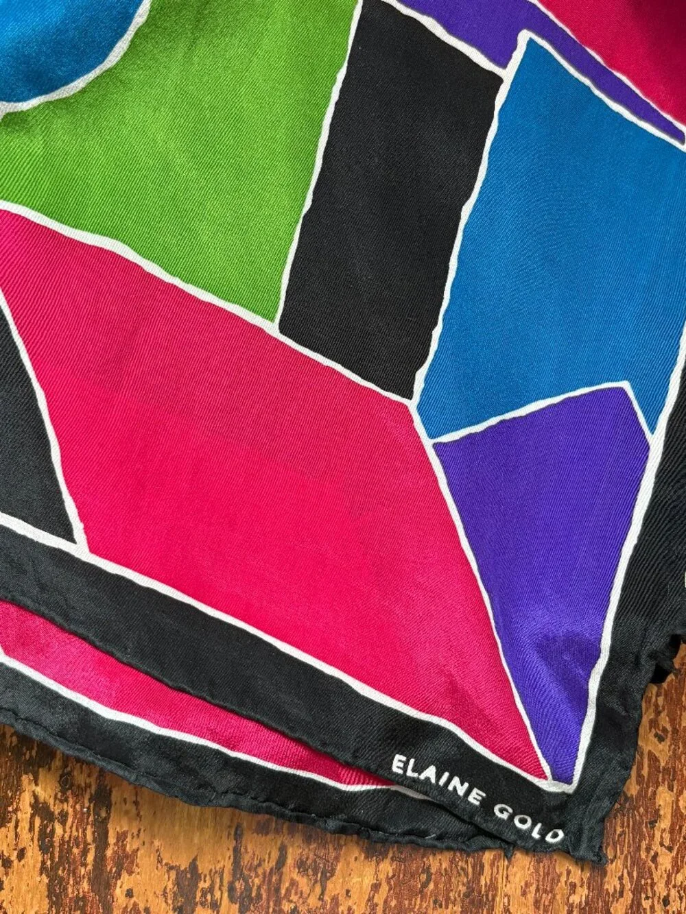 vintage Elaine Gold scarf